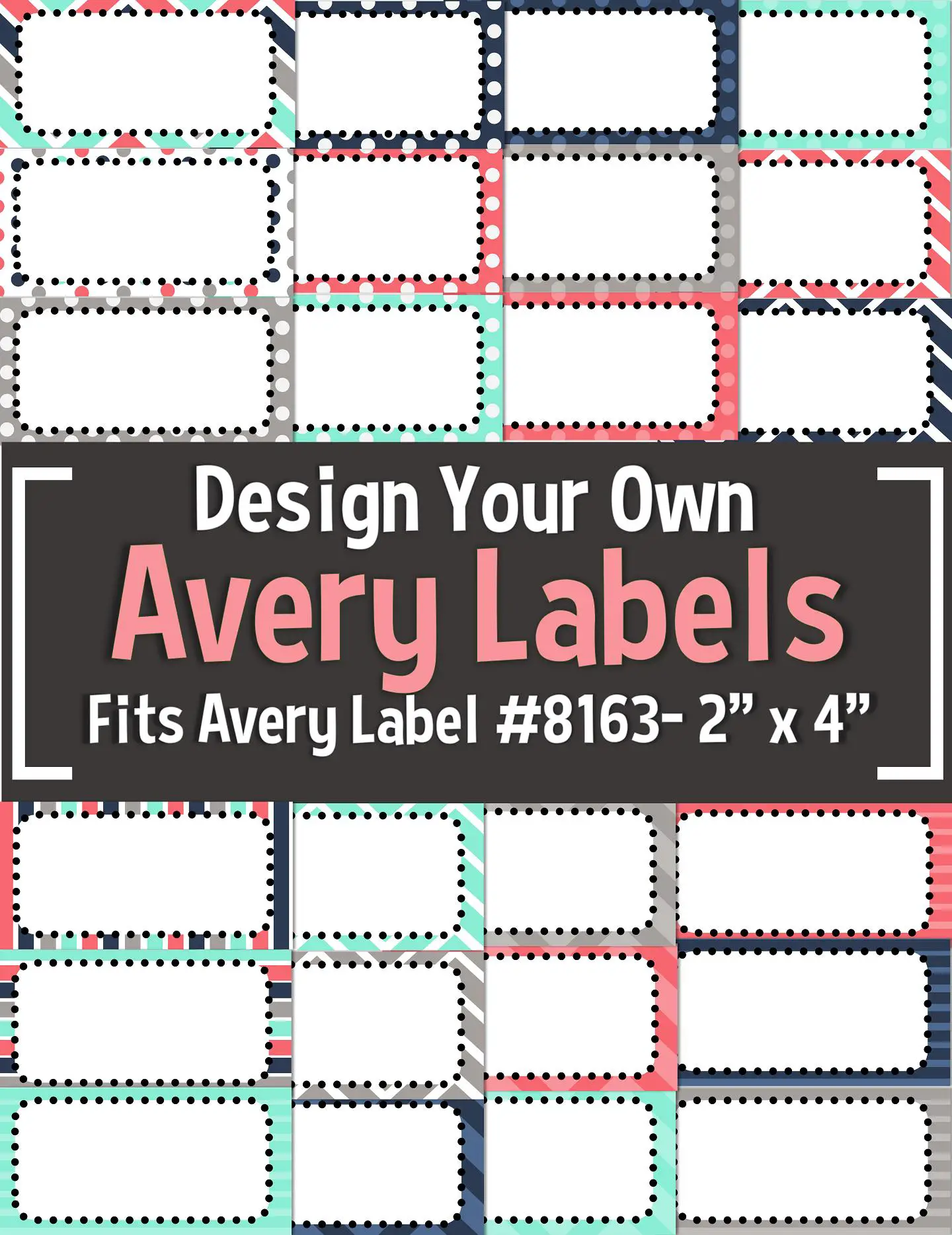 Avery 8163 Labels Template Printable Templates