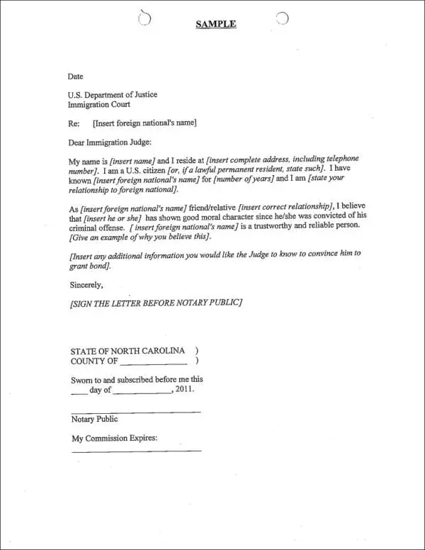 Letter Of Recommendation For A Friend For Immigration from www.realiaproject.org