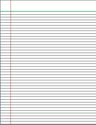 Printable Lined Paper pdf page