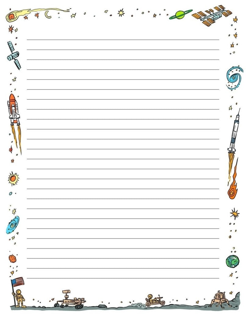 free lined paper template
