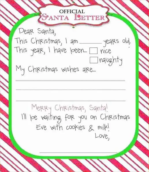 33 Printable Secret Santa Questionnaire Free Download