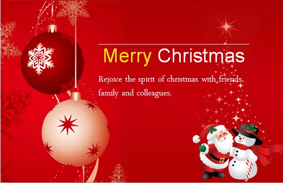 merry Christmas Card free photo holiday greeting