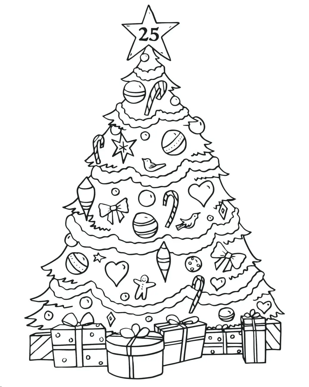 Featured image of post Christmas Tree Drawing For Kids Outline : Learn how to draw outline for kids pictures using these outlines or print just for coloring.