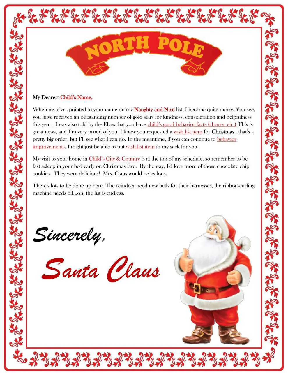 Magic Santa Claus Mail 