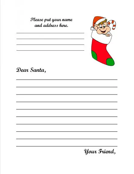 Printable Fun Christmas Letter 