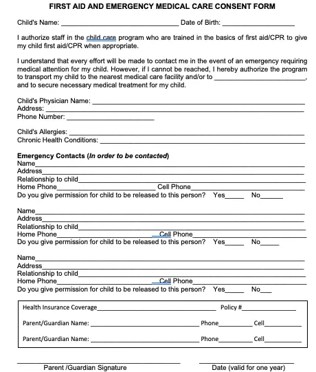 Medical Form Template from www.realiaproject.org