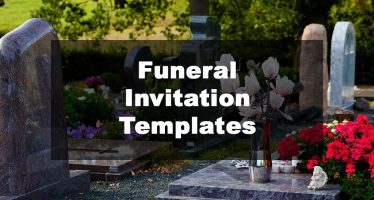Funeral Invitation Template Banner